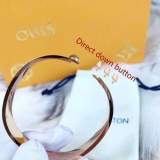 Women's Floral Bracelet Vintage Simple Retro Gold Metal Bracelet