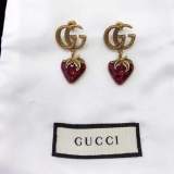 Strawberry Gold Metal Earrings Jewelry Earrings Birthday Gift Earrings Vintage Simple