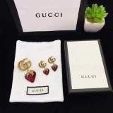 Strawberry Gold Metal Earrings Jewelry Earrings Birthday Gift Earrings Vintage Simple