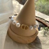 Necklace Bracelet Women's CD Pearl Choker Fashion Temperament