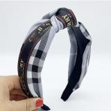 Women's Hair Retro Print Knotted Hair Band
