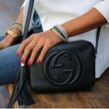 Message Bag Fashion Women Black Shoulder Bags