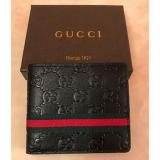 Authentic Famous Designer  Men And Women Short Printed Ribbon Folding Wallet High Quality