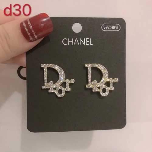 High Quality S925 Silver Woman Star Diamond Earrings Stainless Steel Earrings