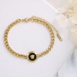 New Titanium Steel Bracelet Classic Beauty Head Bracelet Fashion Simple Temperament Bracelet