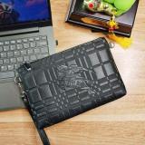 Black Warhorse Soft Leather Clutch Bag Fashion Men Bag Wallet