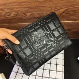 Black Warhorse Soft Leather Clutch Bag Fashion Men Bag Wallet