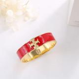 Fashion Colorful Glaze Bracelet High Quality Stainless Steel Bracelet Fashion Ladies
