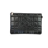 Black Warhorse Soft Leather Clutch Bag Fashion Men Bag Wallet