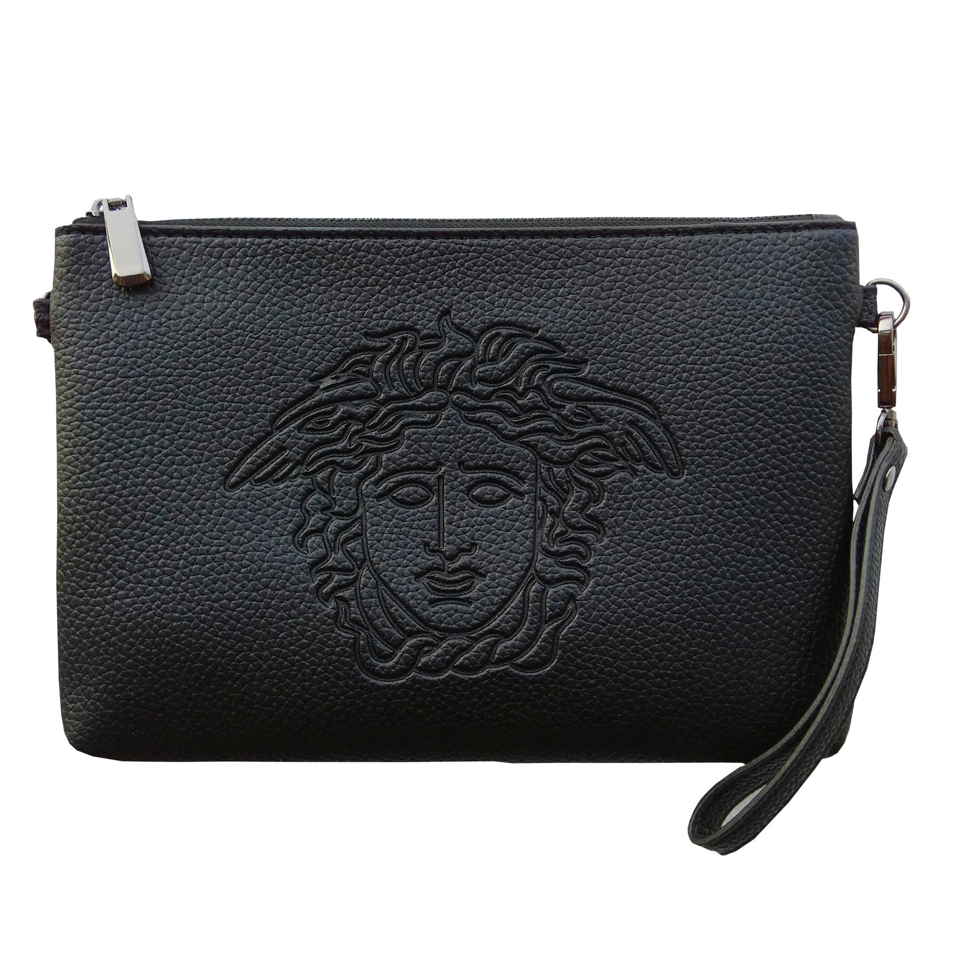 Men's Clutch Bag Medusa Soft Leather Bag Fashion Envelope Bag