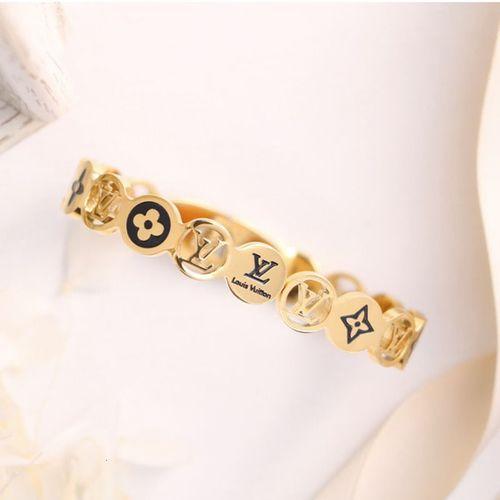 New Letter Hollow Carved Bracelet Fashion Ladies Accessories
