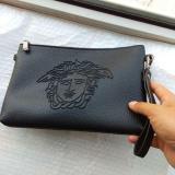Men's Clutch Bag Medusa Soft Leather Bag Fashion Envelope Bag