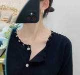 Vintage Simple Earrings Letter Crystal Earrings Jewelry Earrings