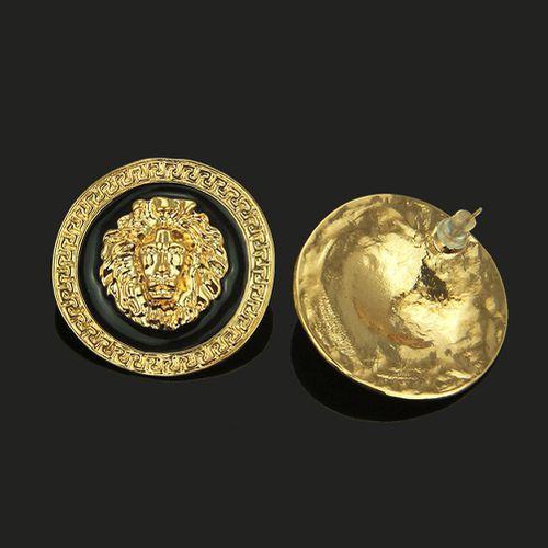 1Pair Lion Head Stud Earring Earrings