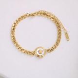 New Titanium Steel Bracelet Classic Beauty Head Bracelet Fashion Simple Temperament Bracelet