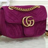 Women  Velvet Shoulder Bag Chain Handbag