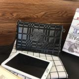 Black Warhorse Soft Leather Clutch Bag Fashion Men Bag Wallet