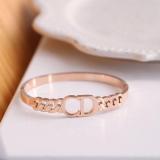 High Quality Letter Titanium Steel Bracelet Fashion Casual Simple Ladies Accessories