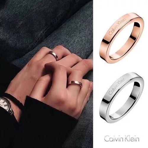 Fashion Trend Titanium Steel Rose Gold Ring