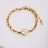 New Titanium Steel Bracelet Classic Beauty Head Bracelet Fashion Simple Temperament Bracelet