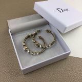 New  Earrings Fashion Wheat Ears With Diamond Earrings Circle Earrings Retro Temperament Ladies