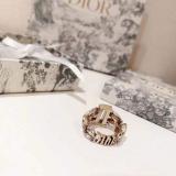 Ring Women's Ring Fashion Double-sided Wear Brass Material Ring