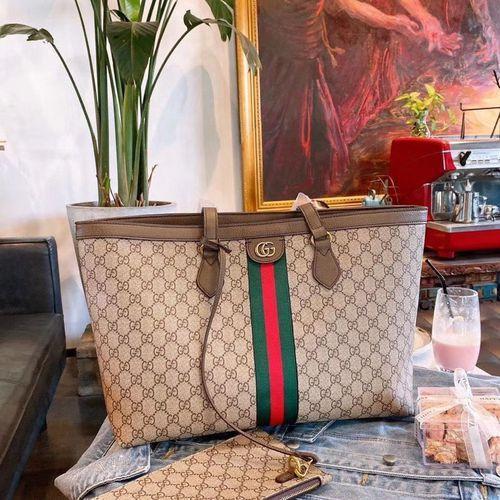 Large Capacity Shoulder Bag Classic G Letter Printed Shoulder Bag Fashion Casual Shopping Bag