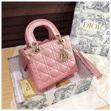 Patent Leather Concubine Lingge Chain Bag Shoulder Messenger Handbag Ladies Fashion Temperament