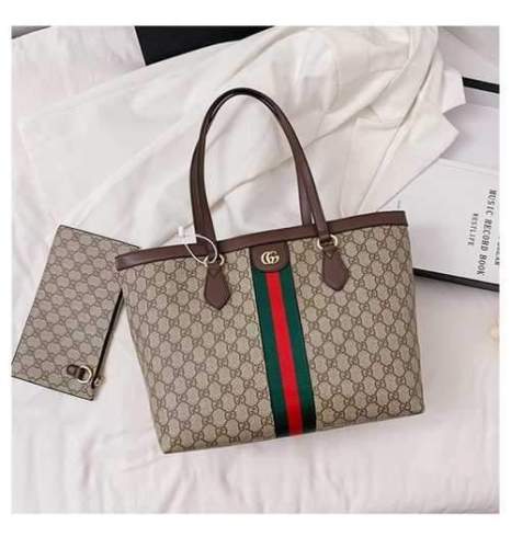 Large Capacity Shoulder Bag Classic G Letter Printed Shoulder Bag Fashion Casual Shopping Bag