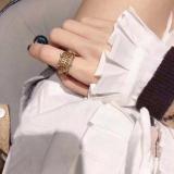 Letter Ring Women's Ring Fashion Letter Brass Material Ring
