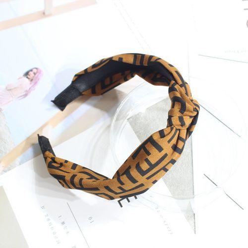 Fashion Hairband Headband For Women Fashion Turban Hair Band Letter Pattern Print Hair Accessories
