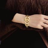 New Fashion Double C Hollow Bracelet High Quality Titanium Steel Bracelet Fashion Simple