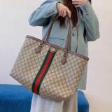 Large Capacity Shoulder Bag Classic G Letter Printed Shoulder Bag Fashion Casual Shopping Bag