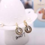 Cassical Jewelry For Women  Rhinestone Necklace Pendant Ring And Earring Set Gifts