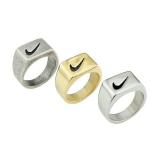 Fashion Men's And Women's Rings Couple Rings Street Simple Geometric Rings HIP-HOP Trendy Cool Rings