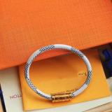 New Leather Bracelet  Gift For Women And Men High-end Printing Bracelet Metal
