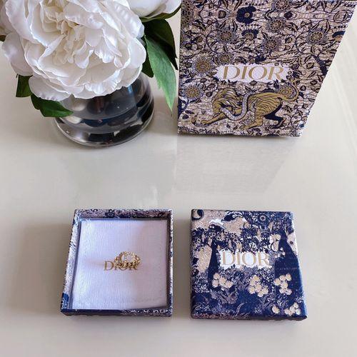 Ring Letter Ring Women's Ring Fashion Letter CD Brass Material Ring