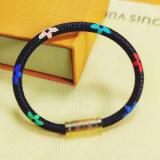 New Leather Bracelet  Gift For Women And Men High-end Printing Bracelet Metal