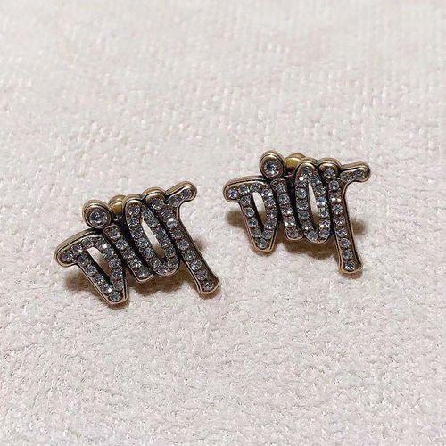 Vintage Simple Retro Gold Metal Earrings Jewelry Earrings