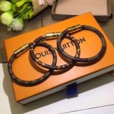 New Leather Bracelet  Gift For Women And Men High-end Printing Bracelet Metal