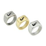 Fashion Men's And Women's Rings Couple Rings Street Simple Geometric Rings HIP-HOP Trendy Cool Rings