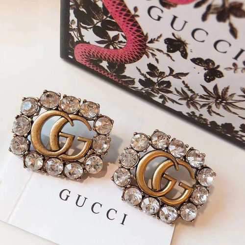 Vintage Simple Retro Gold Metal Earrings Jewelry Earrings