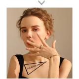 4MM 18K Rose Gold Classic Signature Ring Couple Ring Does Not Fade Ring