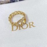 Ring Letter Ring Women's Ring Fashion Letter CD Brass Material Ring