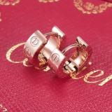 New Card Home Earrings Men And Women Temperament Hypoallergenic Couple Circle Ring Stud Fashion Ear