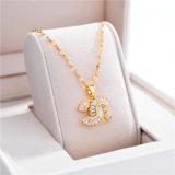 Small Fragrance Necklace Women Fashion Rose Gold Not Easy To Fade Titanium Steel Chain