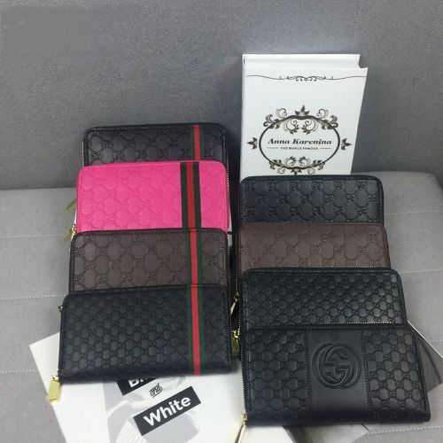 New Big Brand Zipper Long Wallet Men And Women Simple Fashion Wallet