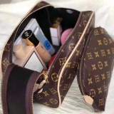 2-piece Set Leather Bag For Women Travel Cosmetic Bag Fashion Beauty Toiletry Organizer Makeup Bag