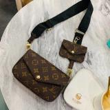 New Multi Pochette Felicie Three-in-one Classic Letter Printing Messenger Bag