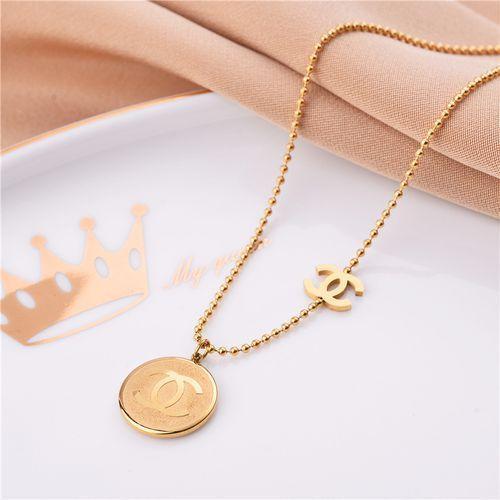 Perfume Bottle Pendant, Personality, Temperament, Diamond, Titanium, Gold And Titanium